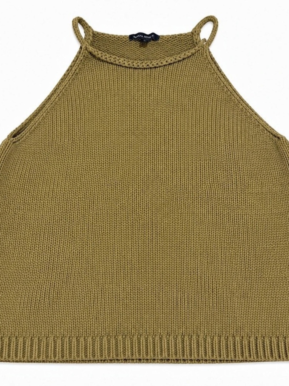 Banana Republic Knit Halter Tank in Green Size XL Like New